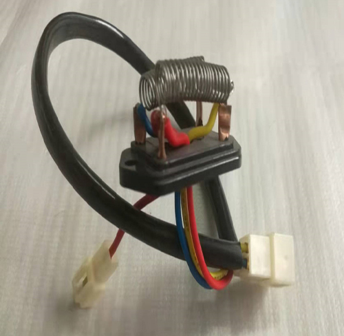  Speed regulating resistor 2 of lower car heater